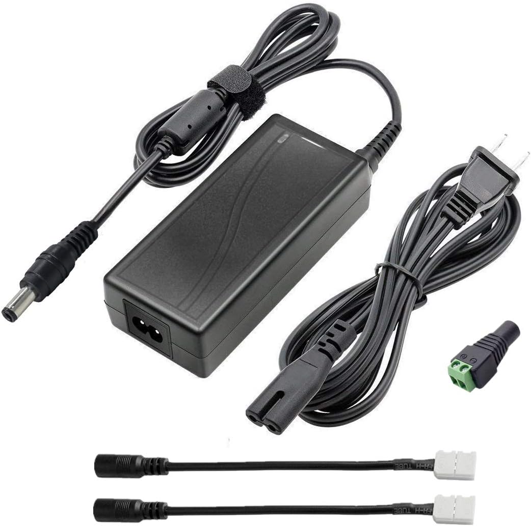 inShareplus 12V 3A 36W LED Power Supply, DC Barrel Connector, Compatible with LED Strip Lights, Wireless Routers, ADSL Modems, HUB, Switch, Security Cameras, Audio/Video Devices