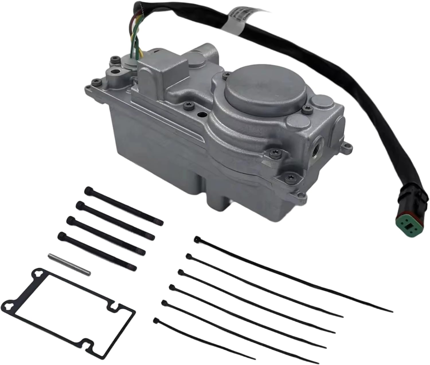 24V Turbo Eletronic Actuator 3789661 4042304 Fits for Volvo D11 D12 D13 D16 HE400/HE500 Series (With cooling water holes)