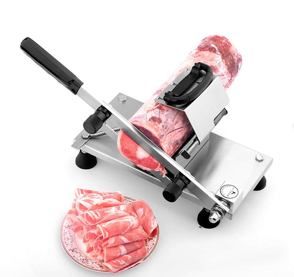 Amazon | CGOLDENWALL ミートスライサー 手動家庭用ステンレスミート