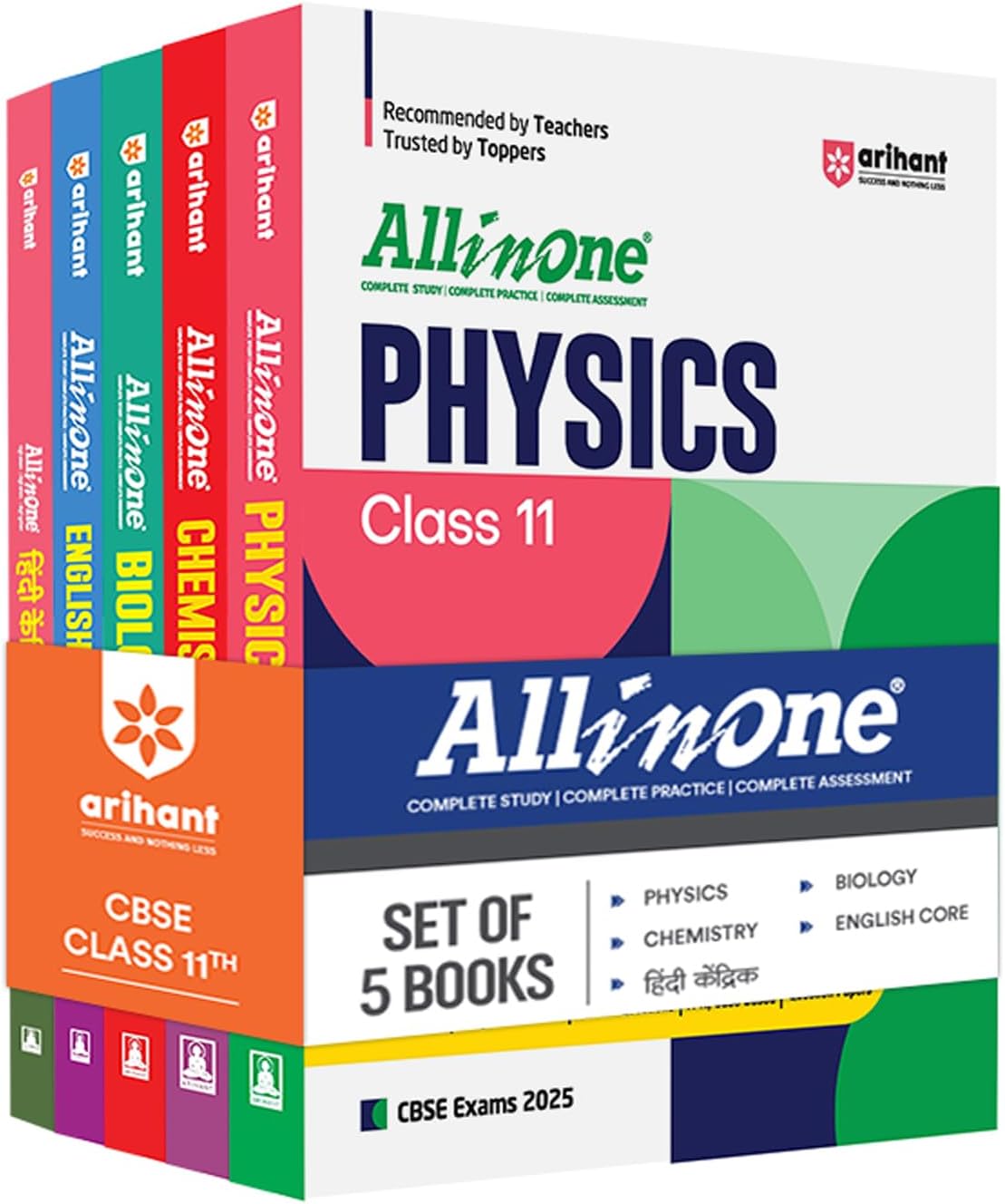 Arihant All In One PHYSICS, CHEMISTRY,BIOLOGY,ENGLISH,Hindi Kendrik Class 11 Based On Latest NCERT For CBSE Exams 2025 | Mind map in each chapter |Sample Question Papers