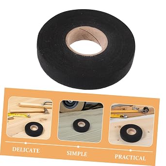 KALLORY 2rolls Long Automotive Wire Insulation Tape Flannel Harness Tape for Electrical Wire Protection