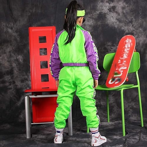 Miniatura 5 de Conjunto de ropa de baile para niñas, disfraz moderno de equipo de jazz de hip hop, conjuntos de ropa de baile para niñas