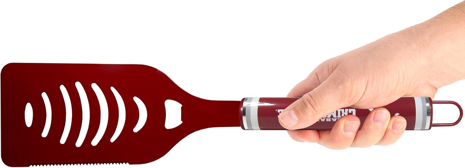 Siskiyou Sports NCAA Alabama Crimson Tide 3 pc Color BBQ Tools, One Size, Team Colors