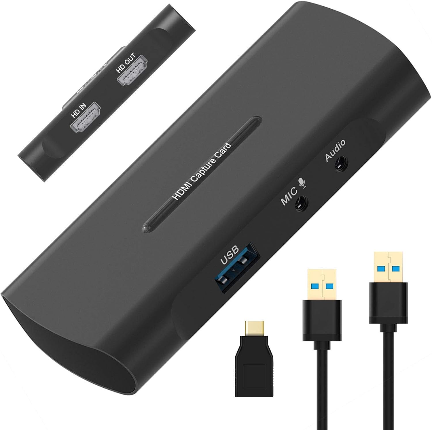 Amazon Com Capture Card Audio Video Capture Card 4k 1080p 60fps Hdmi To Usb3 0 Game Capture Card Compatible With Windows Mac Os And Linus System Hdmi Capture For Game Streaming Live Broadcasts Video Recorder