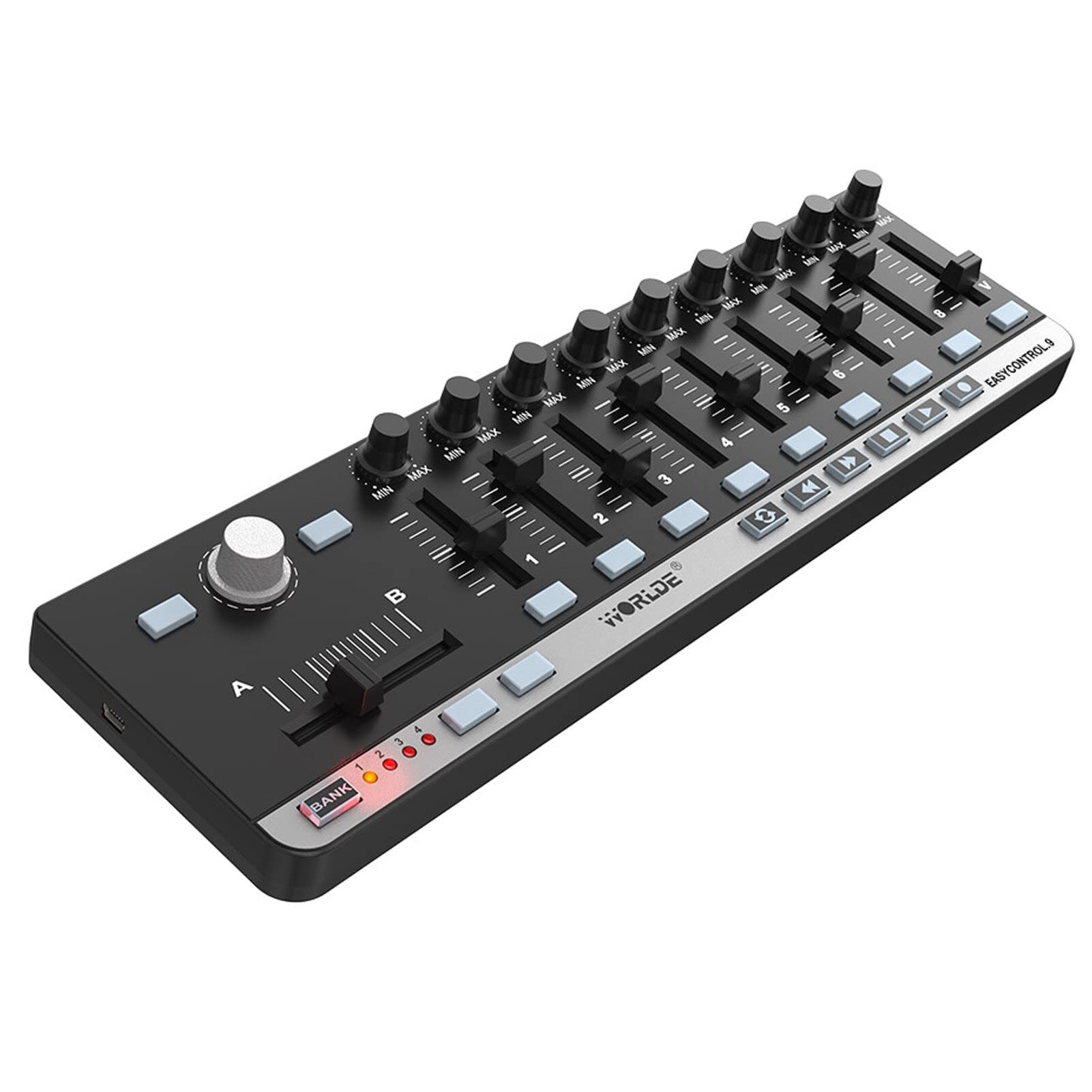 Fawoonu EasyControl.9 Portable Mini USB 9 Slim-Line Control MIDI Controller