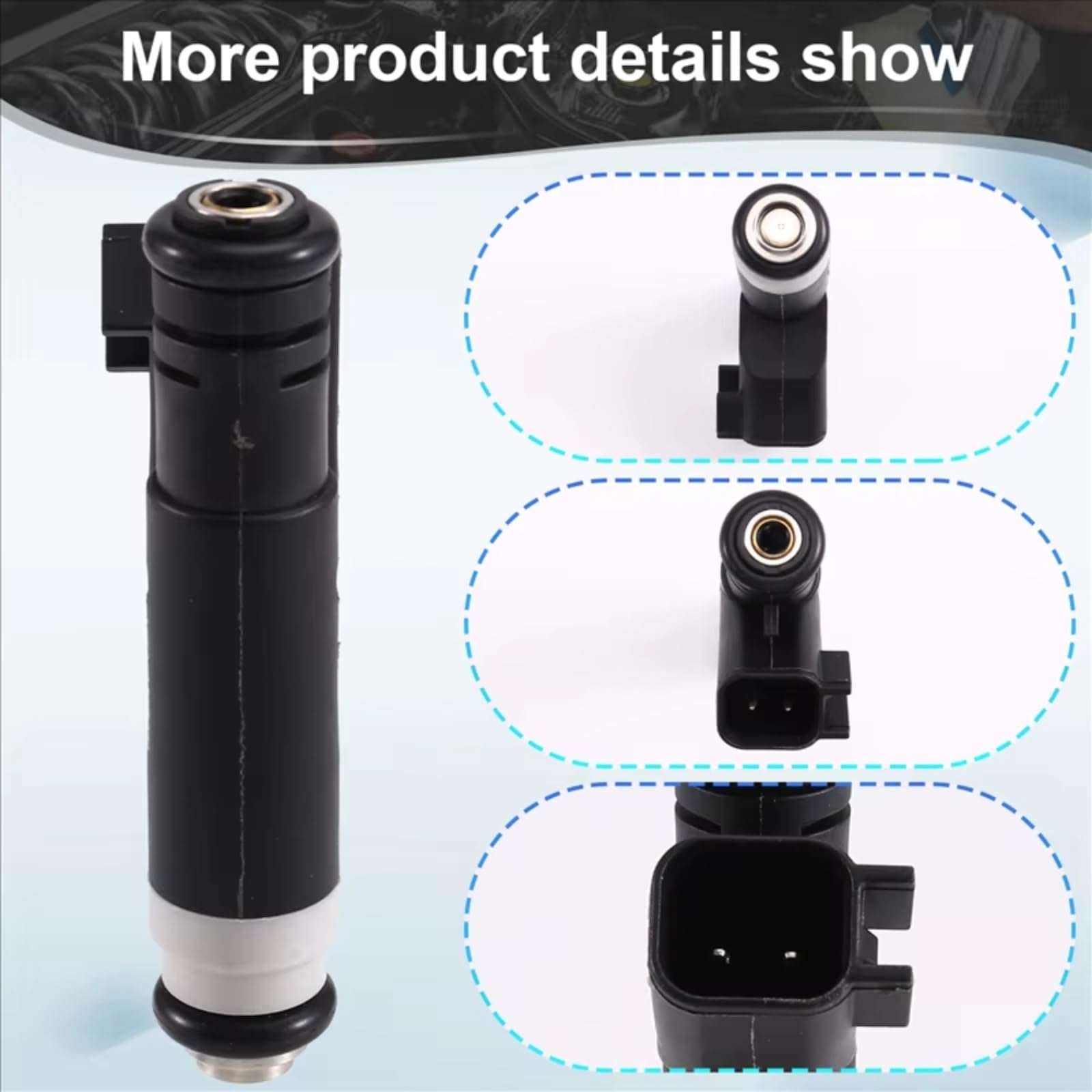Gicleur Injecteur Buses D'injecteur Carburant Voiture 4 Pièces Ensemble D'accessoires Moteur Automobile 4L3Z9F593BA Compatible Avec Mercury Pour Mountaineer 2004 2005
