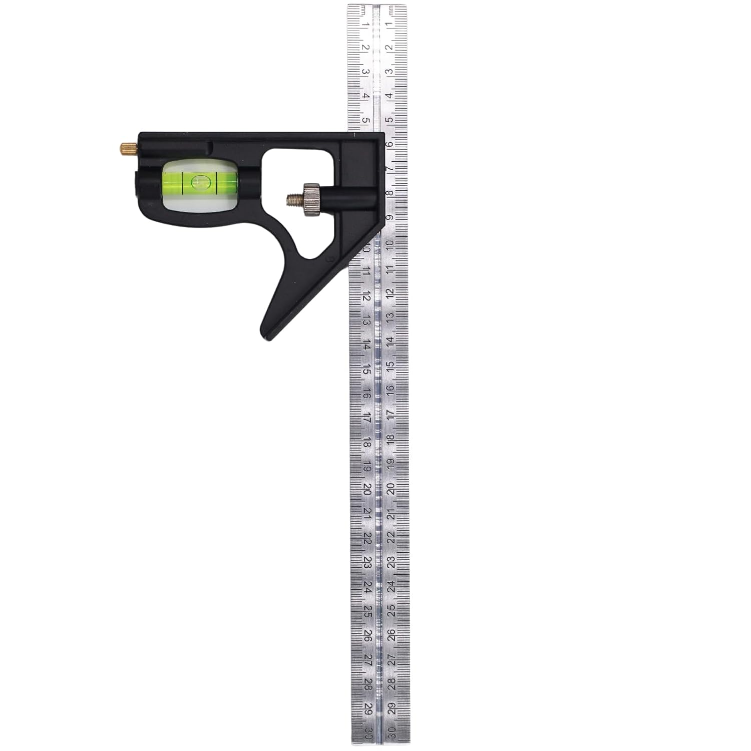 Squadra Combinata Multifunzione Regolabile Da 300 Mm, Utensili Quadrati Per Impieghi Gravosi, Kit Di Misurazione, Goniometro Di Precisione, Goniometro, Righello, Squadre Da Falegnameria - Foto 9