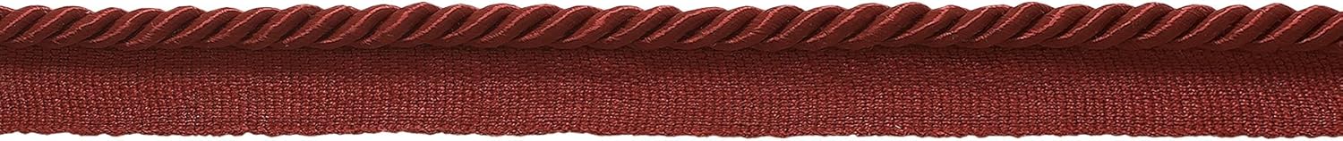 16 Yard Value Pack of 3/16 inch (.5cm) / Basic Trim Lip Cord/Style# 0316S (21976), Color: Cherry Red -E13 (49 Ft / 14.6M)
