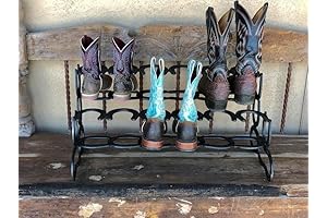 Horseshoe Boot Rack: Elevate Your Footwear with Rustic Charm