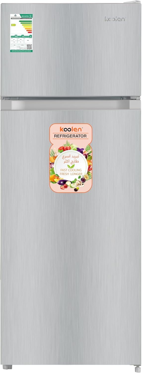 Koolen Refrigerator, 7.4 Cubic Feet Capacity, Silver Buy Online at