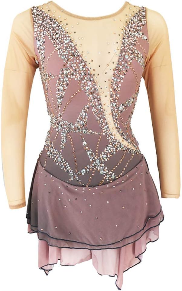 Ice Skating Dress Girls' Figure Skating Competition Wear Rhythmic Gymnastics Leotards Roller Skating Clothes