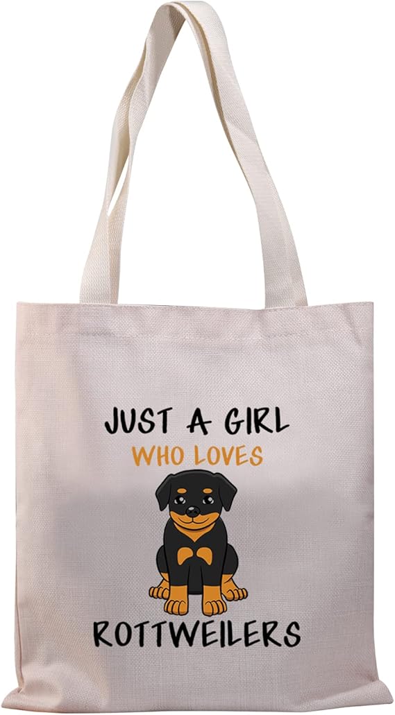Amazon Co Jp pwss ロットワイラー トートバッグ 犬 母 犬 恋人へのギフト ロットワイラーを愛する少女のみ ギフト Girl Loves Rottweilers Tg ペット用品