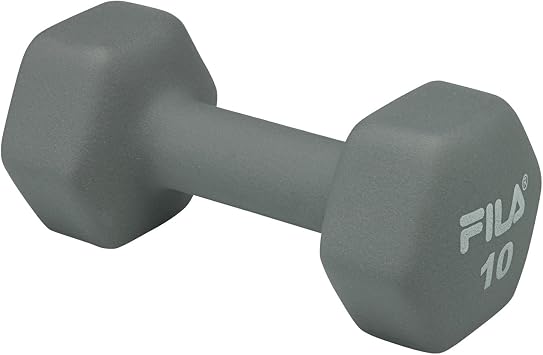 FILA Accessories Hand Weights for Women & Men - Neoprene Covered Dumbbell for Workout, Exercise & Fitness Sold as Singles in 2 lb, 3, 5, 8, 10, 12, 15 Pounds