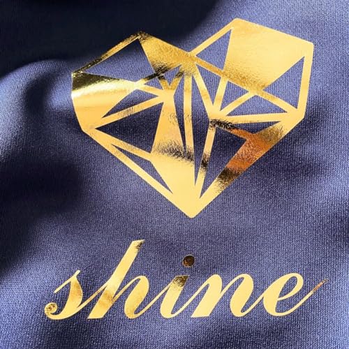 Tvinyl Warehouse Vinil de transferência de calor HTV folha dourada para camiseta e vestuário 30,5 cm