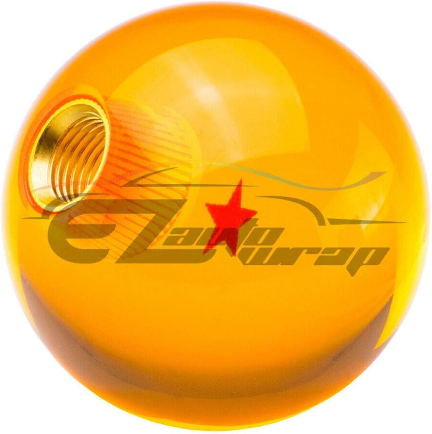Buy Ezauto Wrap Universal Orange Dragon Ball Z 2 Star 54mm Shift Knob With Adapters Will Fit Most Cars Online In Indonesia B07ttylx4y