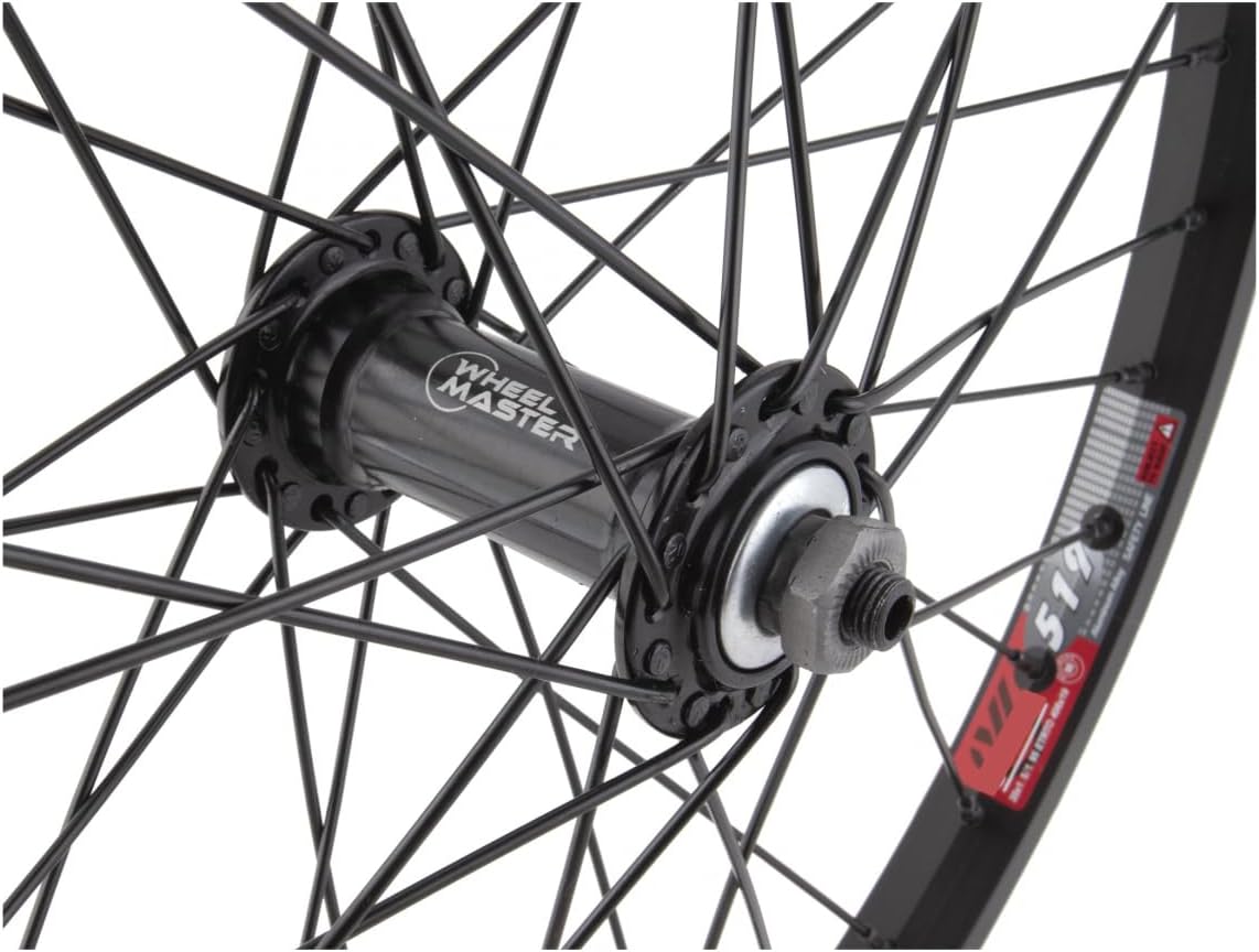 Wheel Master Front Wheel - 20" x 1.75", 36H, Quick Release, Black Rim, 14 Gauge Spokes
