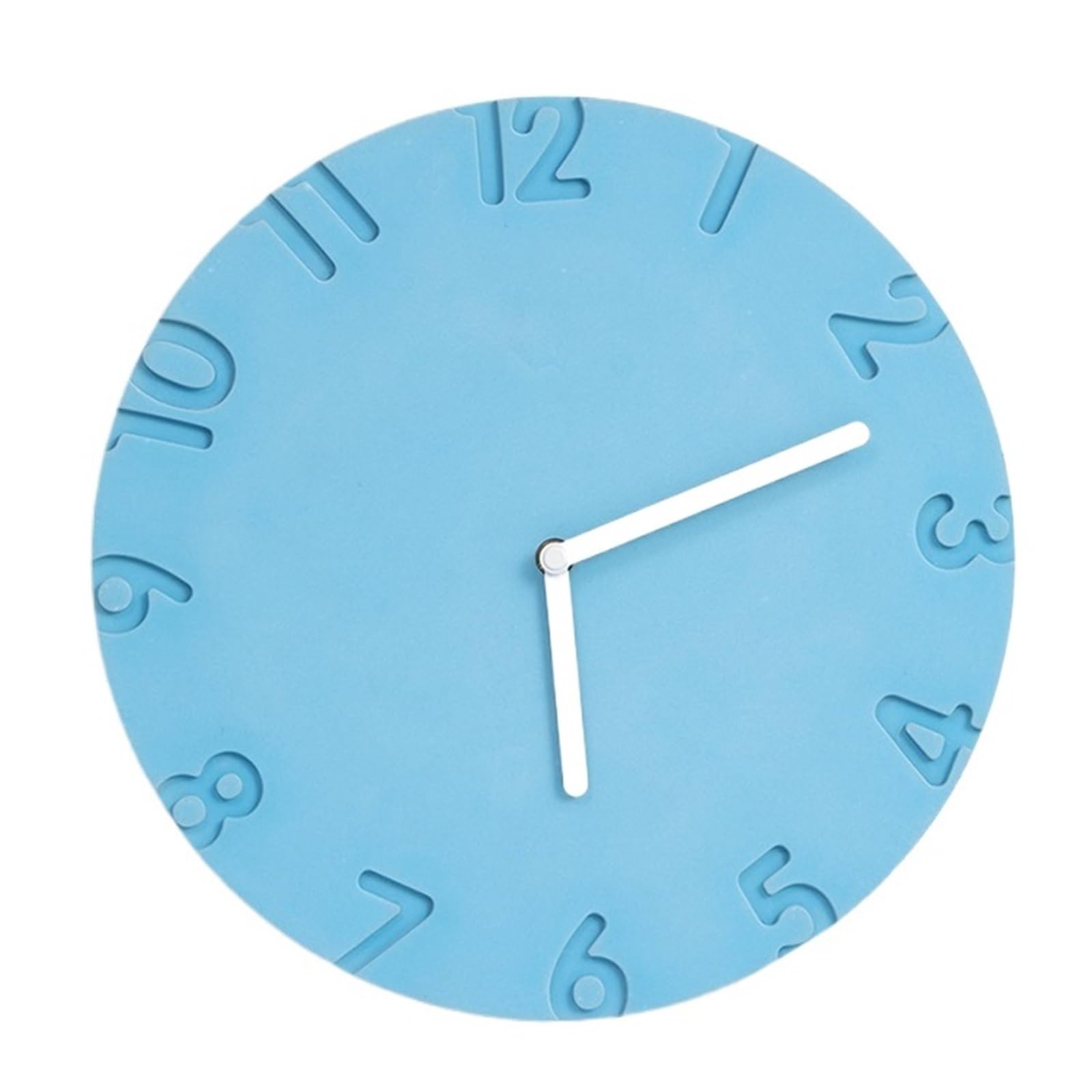 Horloge murale design moderne au cadran rond épuré et discret