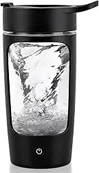 Coqueteleira elétrica, feita com Tritan – livre de BPA – Copo misturador portátil/Coqueteleira recarregável por USB para shakes de proteína e shakes de substituição de refeição, 623 g
