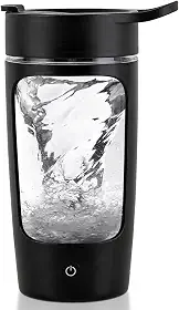 Coqueteleira elétrica, feita com Tritan – livre de BPA – Copo misturador portátil/Coqueteleira recarregável por USB para shakes de proteína e shakes de substituição de refeição, 623 g