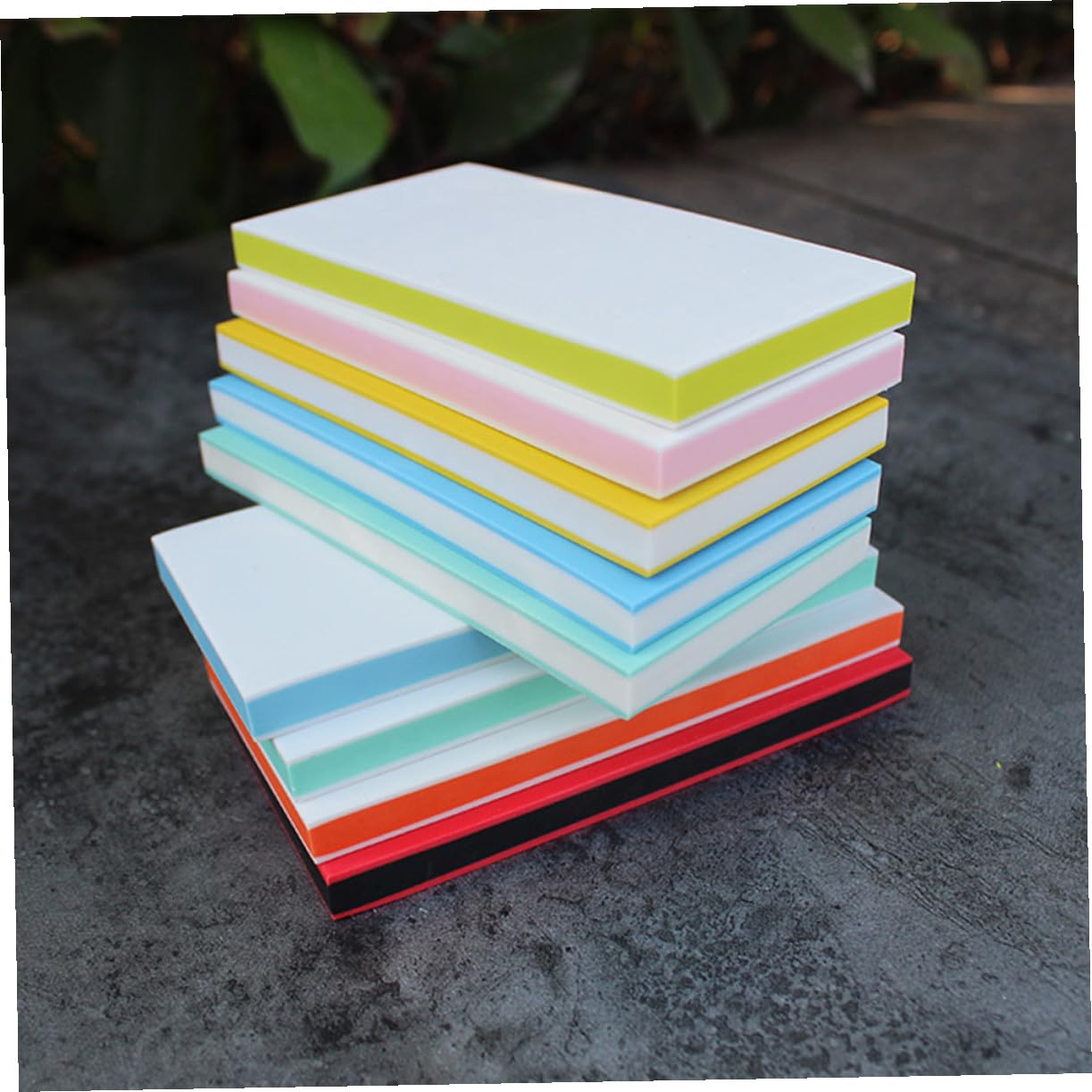 10 Pezzi Blocchi Timbri in Gomma per Incisione Professionale Materiale Resistente per Bricolage per Creazione Timbri Artigianali Colore Casuale Colore Casuale