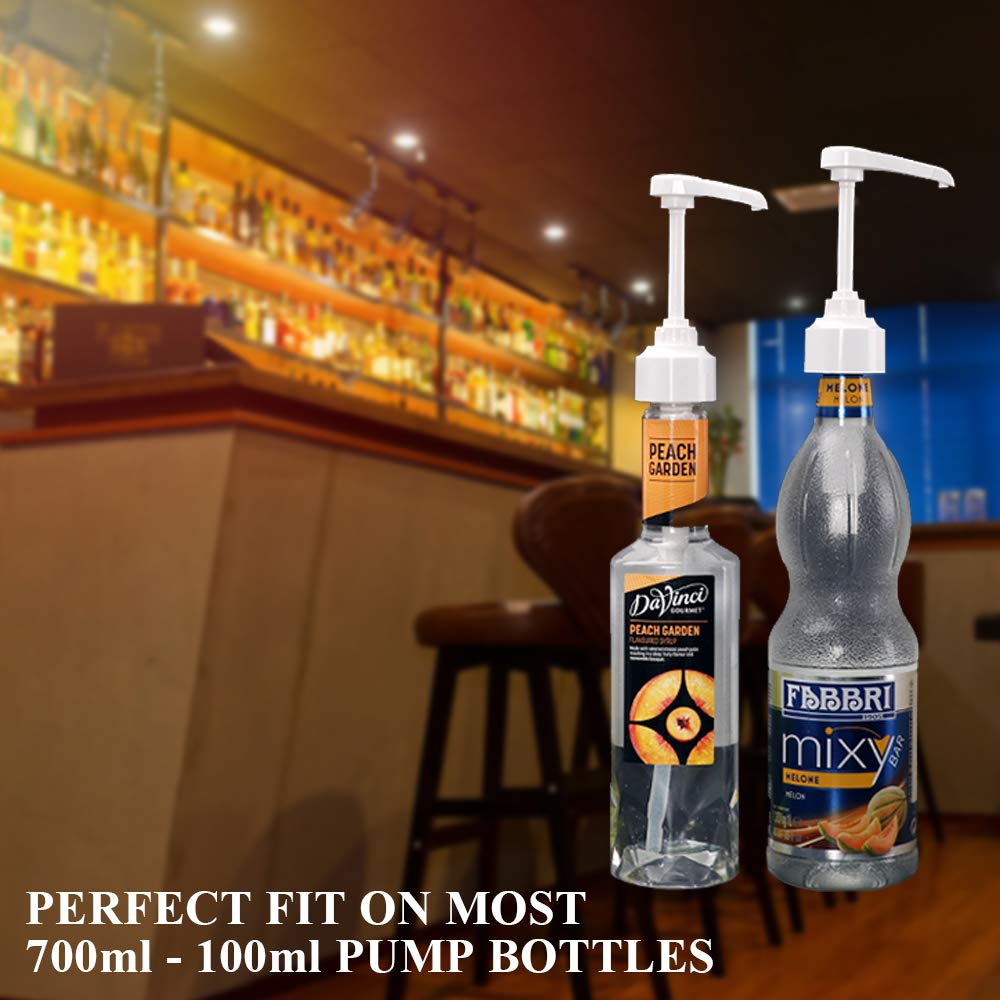 Syrup Pump 10cc Dispenser for Monin 700ml 750ml 1l Glass Coffee Syrups