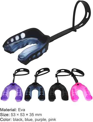 Miniatura 7 de Protector bucal de EVA para boxeo, rugby, kickboxing, baloncesto, rugby con cordón, armadura de dientes de rugby para proteger los aparatos