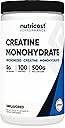 Nutricost Creatine Monohydrate Micronized Powder 500G, 5000mg Per Serv (5g) - 100 Servings, 17.9 Oz