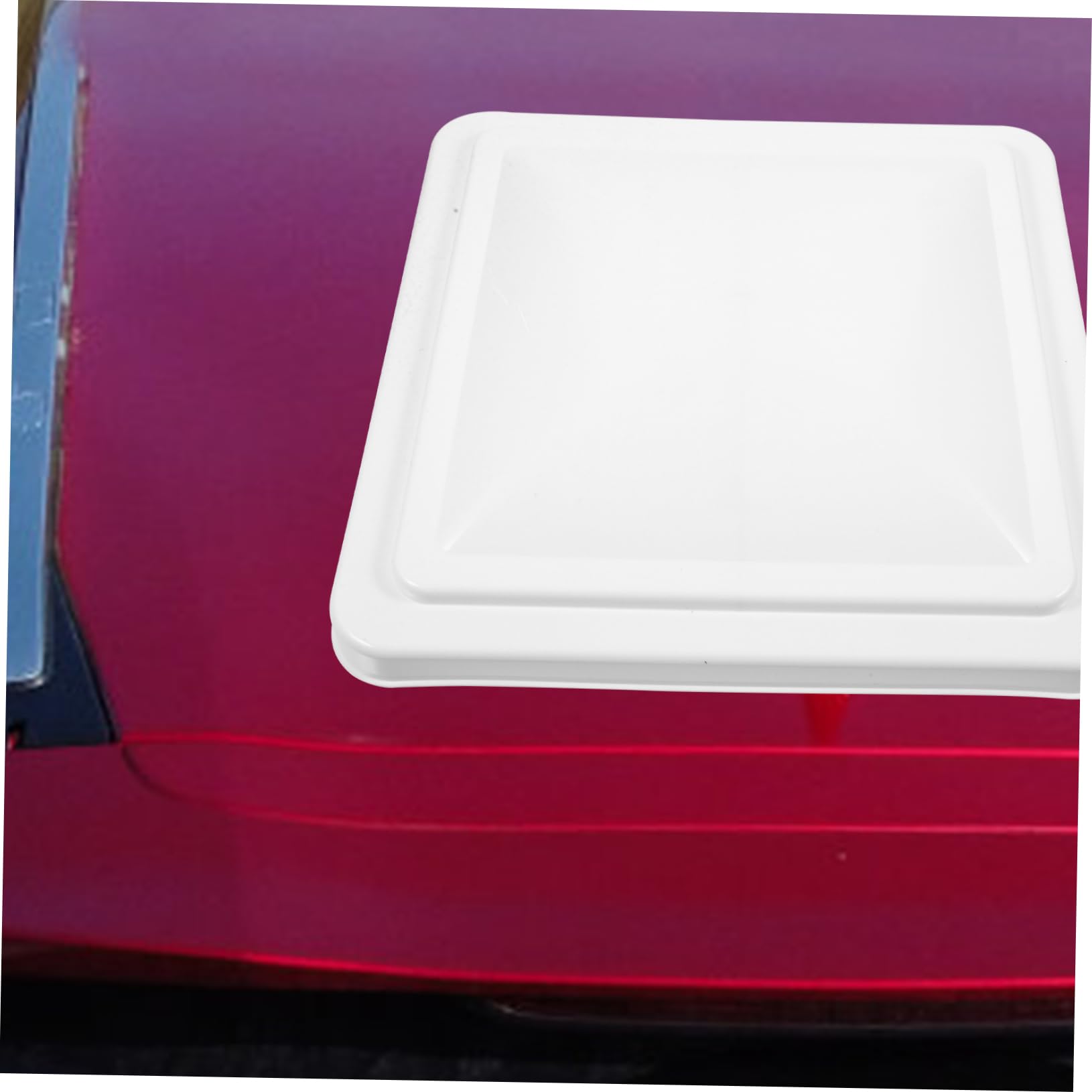 Garneck Copertura e Antifungo di Ventilazione per Finestra Camper Isolante Termica 14x14 Pollici in Plastica Bianca Pratica e Funzionale per Tetto e Bagno Rv