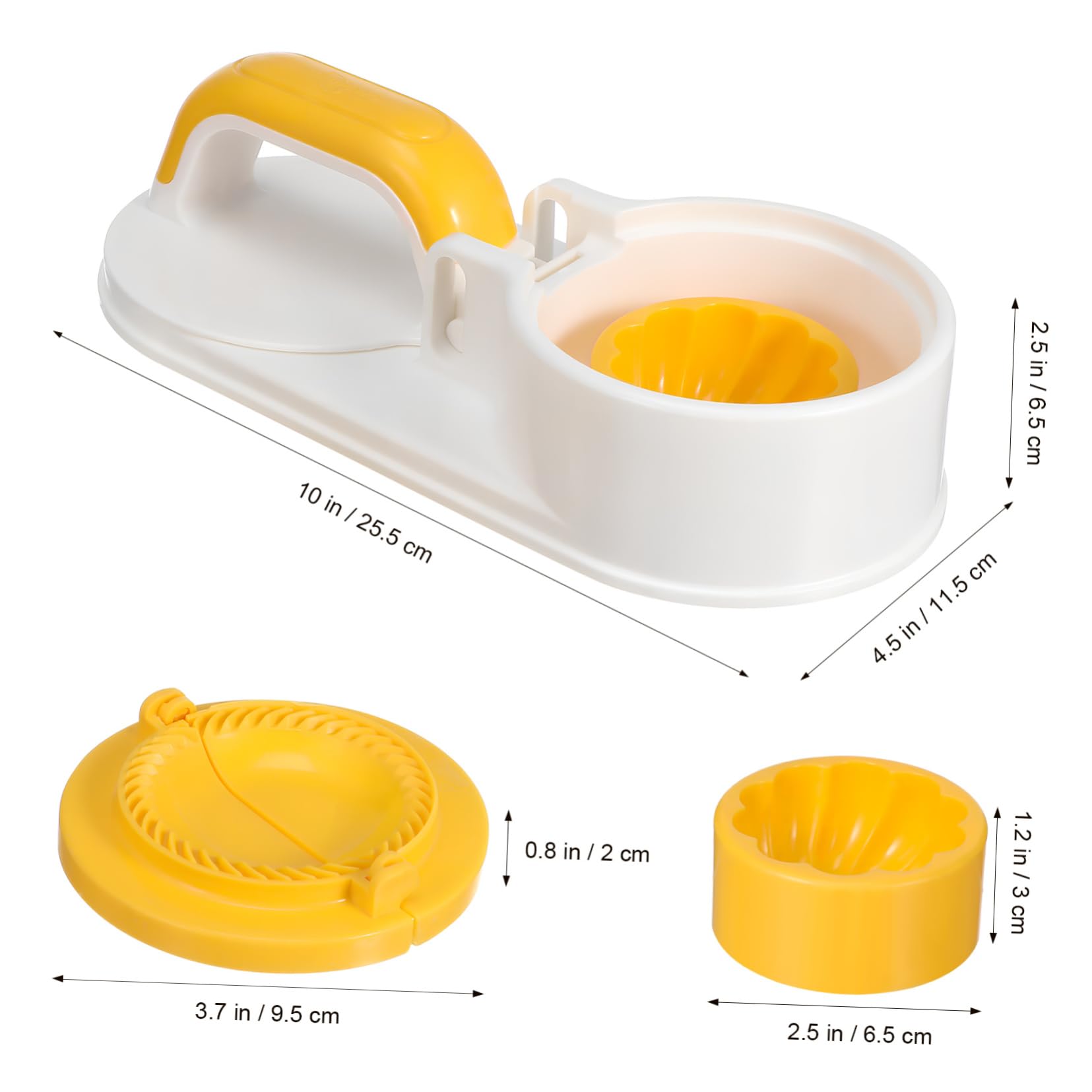 CHILDWEET Dumpling Wrapper Press Kit Pastry Manual Press Machine Dumpling Peel Maker Versatile Use Efficient Dough Preparation