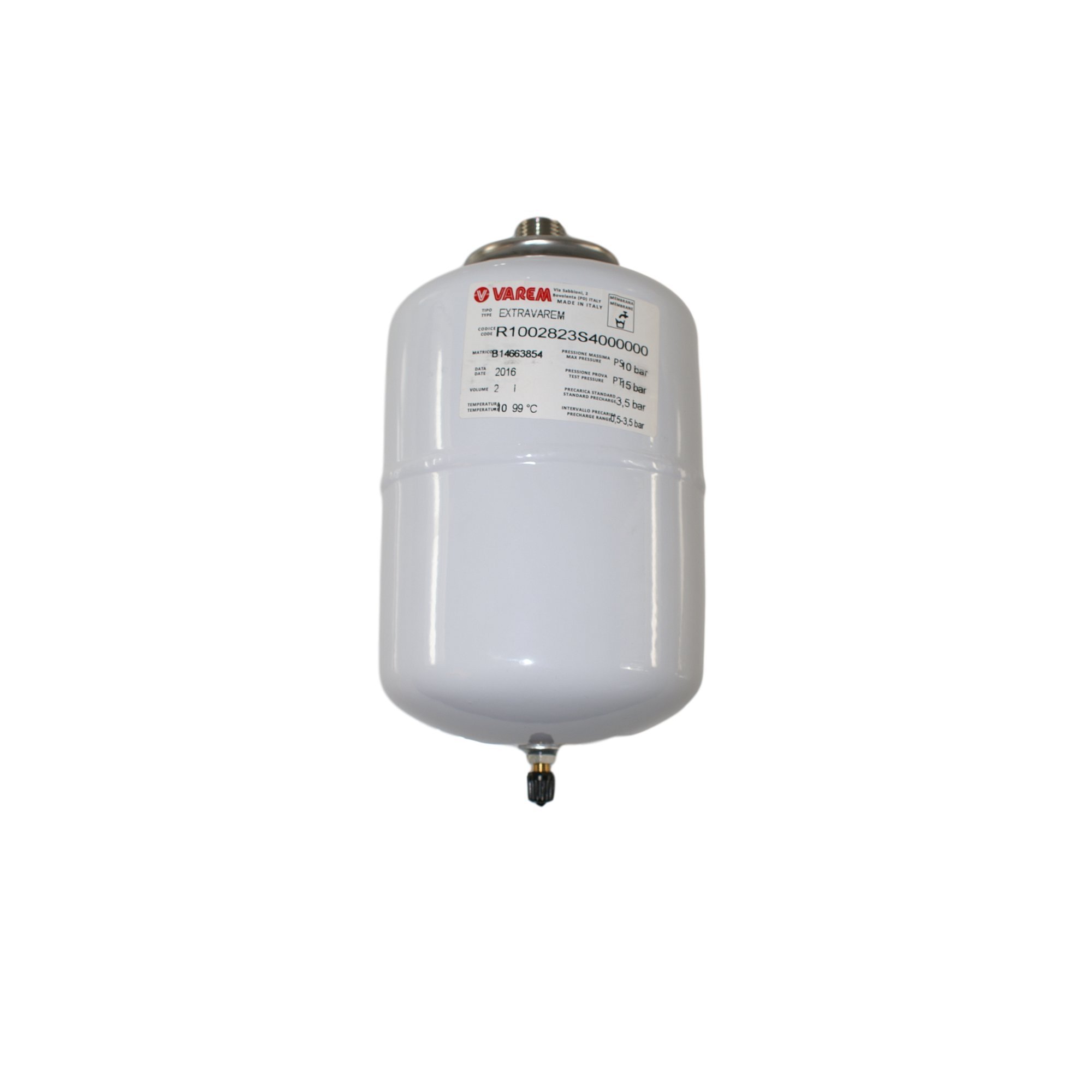Vaso di espansione extravarem lc lt 2 - raccordo 1/2"
