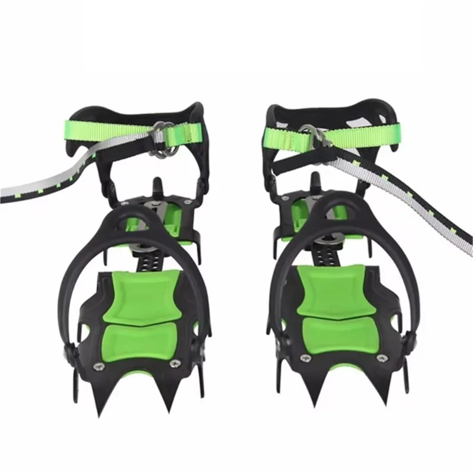 Crampones de Nieve al Aire Libre Equipo de Crampones de montañismo for Caminar en la Nieve al Aire Libre