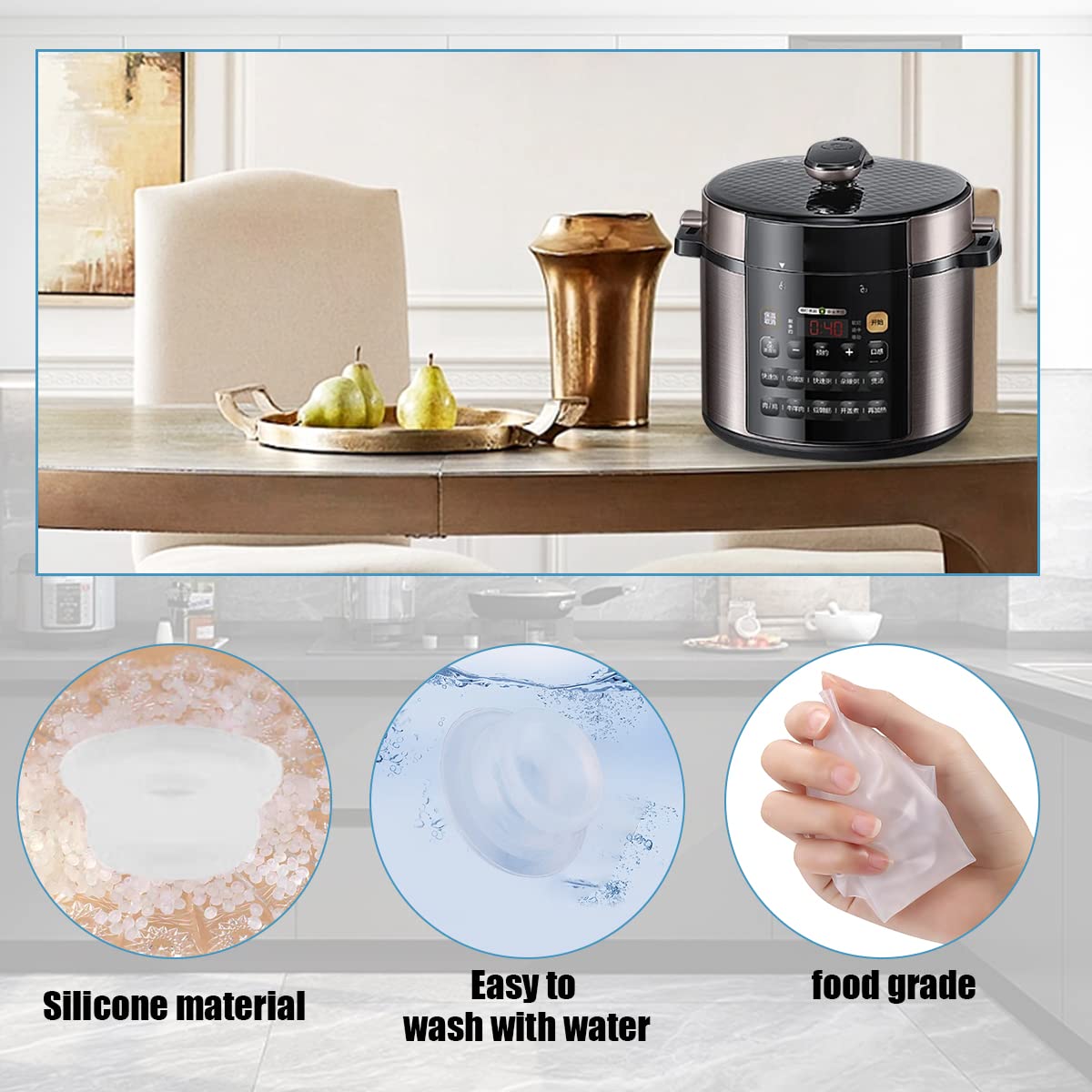 アイリスオーヤマ　圧力鍋　パーツ売り Amazon.co.jp: 圧力鍋 交換 フローターバルブ ガスケット 30個