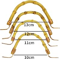Vista 2 de kkekos Mango de tetera hecho a mano de repuesto para cerámica y arcilla de cerámica, mango de repuesto para tetera china (bambú, 3.9 in)