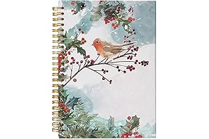 VNWEK Winter Robin Bird Notebook Journal: A Songbird Sanctuary for Your Thoughts and Creativity