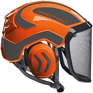 Integral Arborist Helmet (Orange & Grey)
