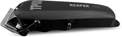 Miniatura 6 de TPOB Slime 2 Ajustador de corte y afeitadora negra para hombres, cortapelos para barbero con estuche de goma 6800 RPM