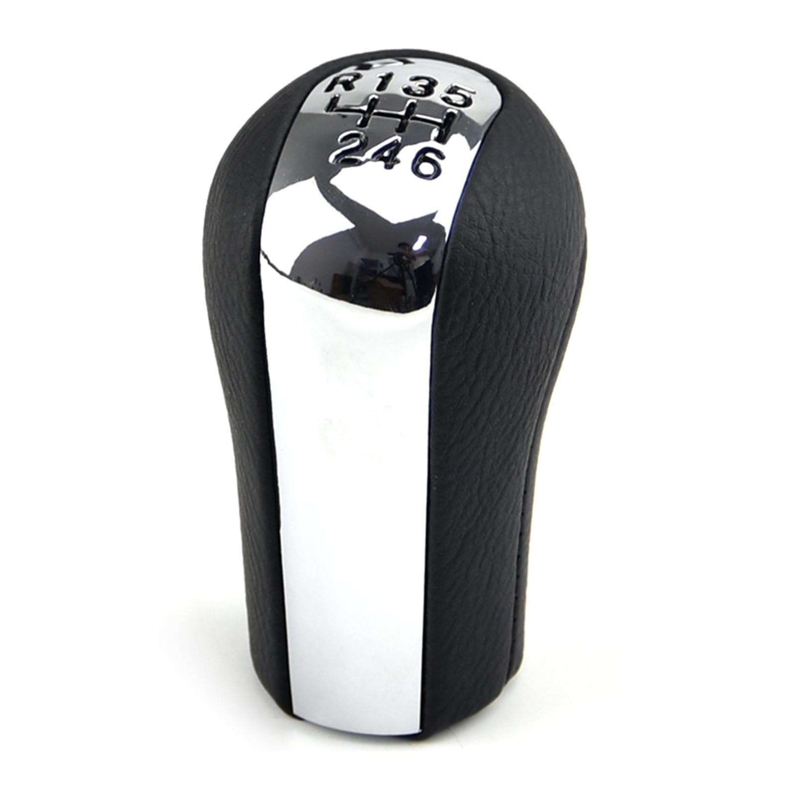 Wsbojxth One Color Gear Stick Compatible With Toyota For Avensis 1997-2008 For Yaris For Vitz 1999-2005 Manual 5 6 Speed Gear Shift Knob Dustproof Cover Gaitor Boot Collar(A-Mirror 6 Speed)