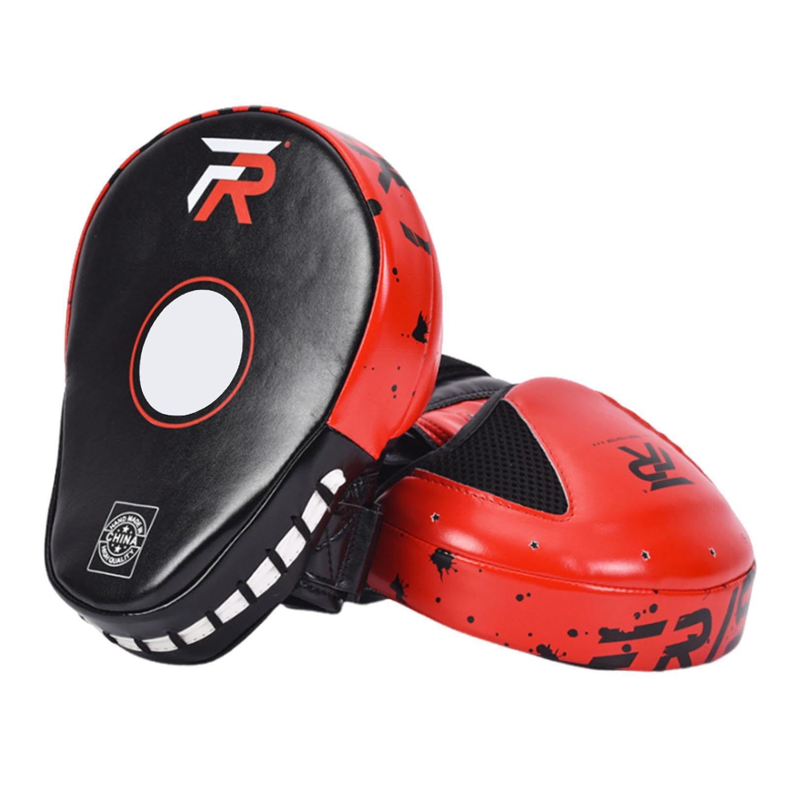 Colpitori da boxe ergonomici traspiranti adatti per kickboxing e allenamento. Colpitori per le mani, accessori per donne e uomini. Boxe, traspiranti, ergonomici, kickboxing, donne.