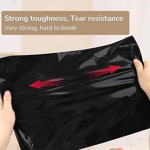 Miniatura 8 de 100 bolsas desechables grandes para ostomía de 11 x 15.7 pulgadas, cierre de cierre de cremallera, alto sellado para bloquear olores, bolsas