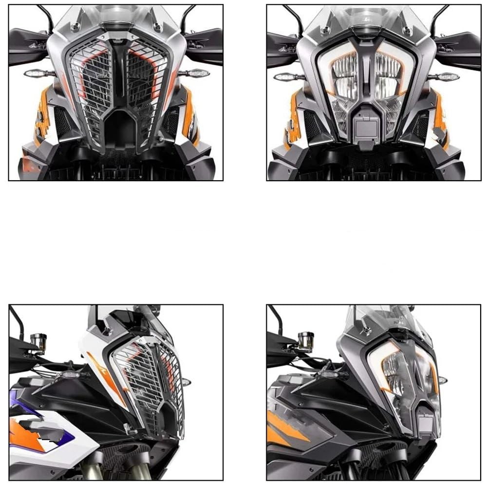 Protezione Griglia Faro Anteriore Per KTM 1290 Super Adventure ADV S R (2021-2022) – Accessorio Decorativo