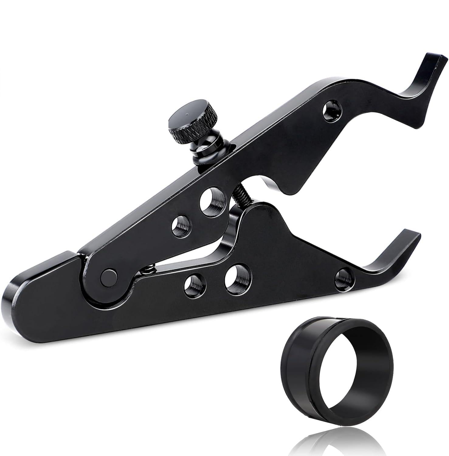 Gear Up Universal CNC Cruise Control Throttle Clamp Lock Assist with P6 Retainer Grip for All Bikes and Motorcycles