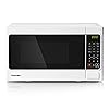 TOSHIBA 20 Liter 800W Digital Solo Small Microwave With 11 Power Levels, One-touch Express Cook with 6 Preset Recipe, Defrost, Digital Display, Perfect for 9'' pizza, Easy Clean, White- MM-EM20P(WH)