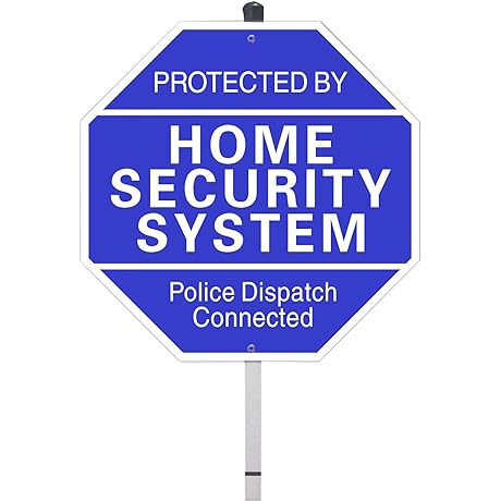 HEIOKEY Alarm Sign - Enhanced Home Security