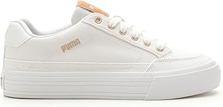 PUMA
Women's Court Classic Vulc Shoes, Alpine Snow-Toasted Almond-White, 5.5
