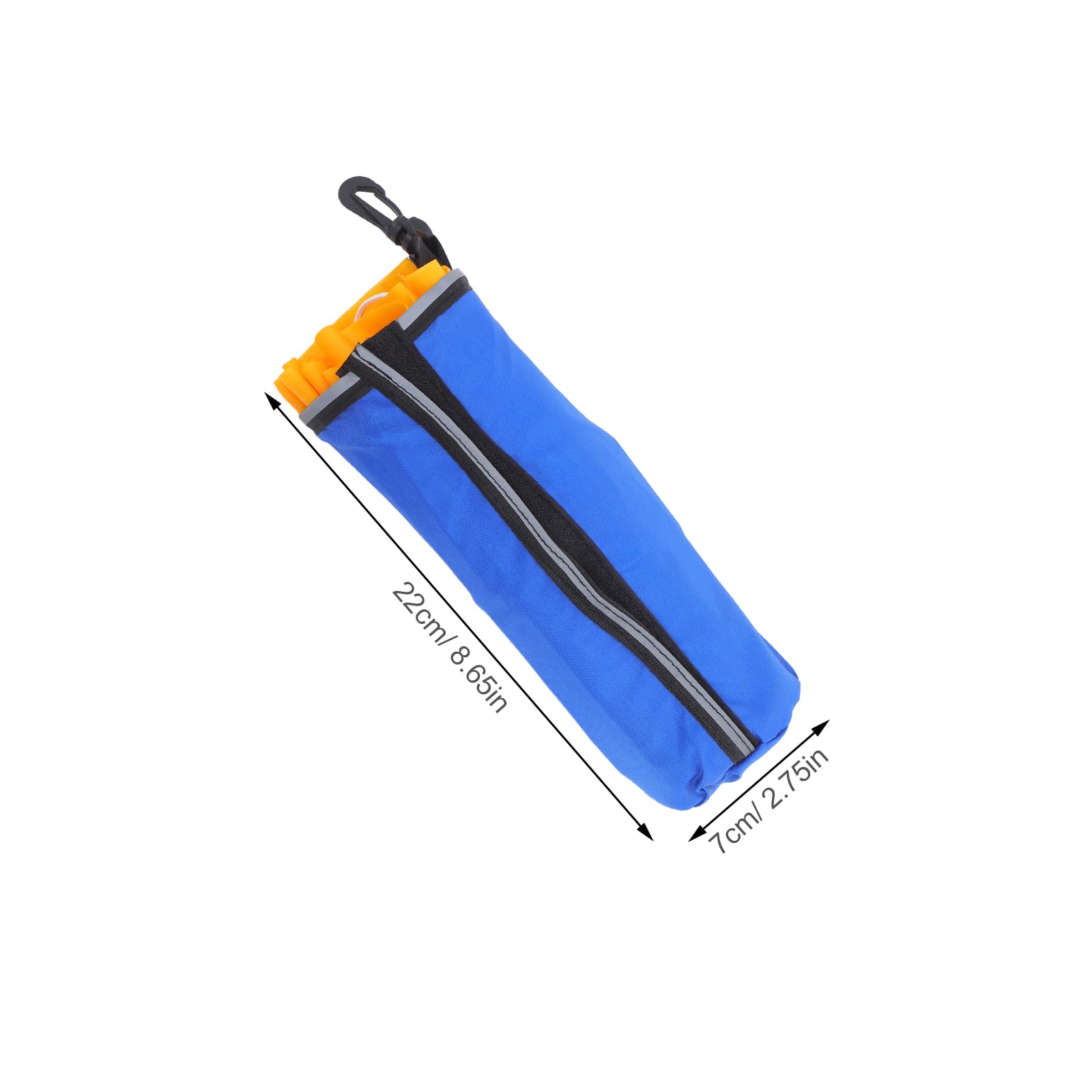 Supvox 3 Stück Manueller Aufblasbarer Rettungsring Blau, Wasser-Rettungsboje mit Wurfseil und Notfallhammer (Zufällige Farbe), Tragbare Sicherheitsboje für Pools und Wassersport