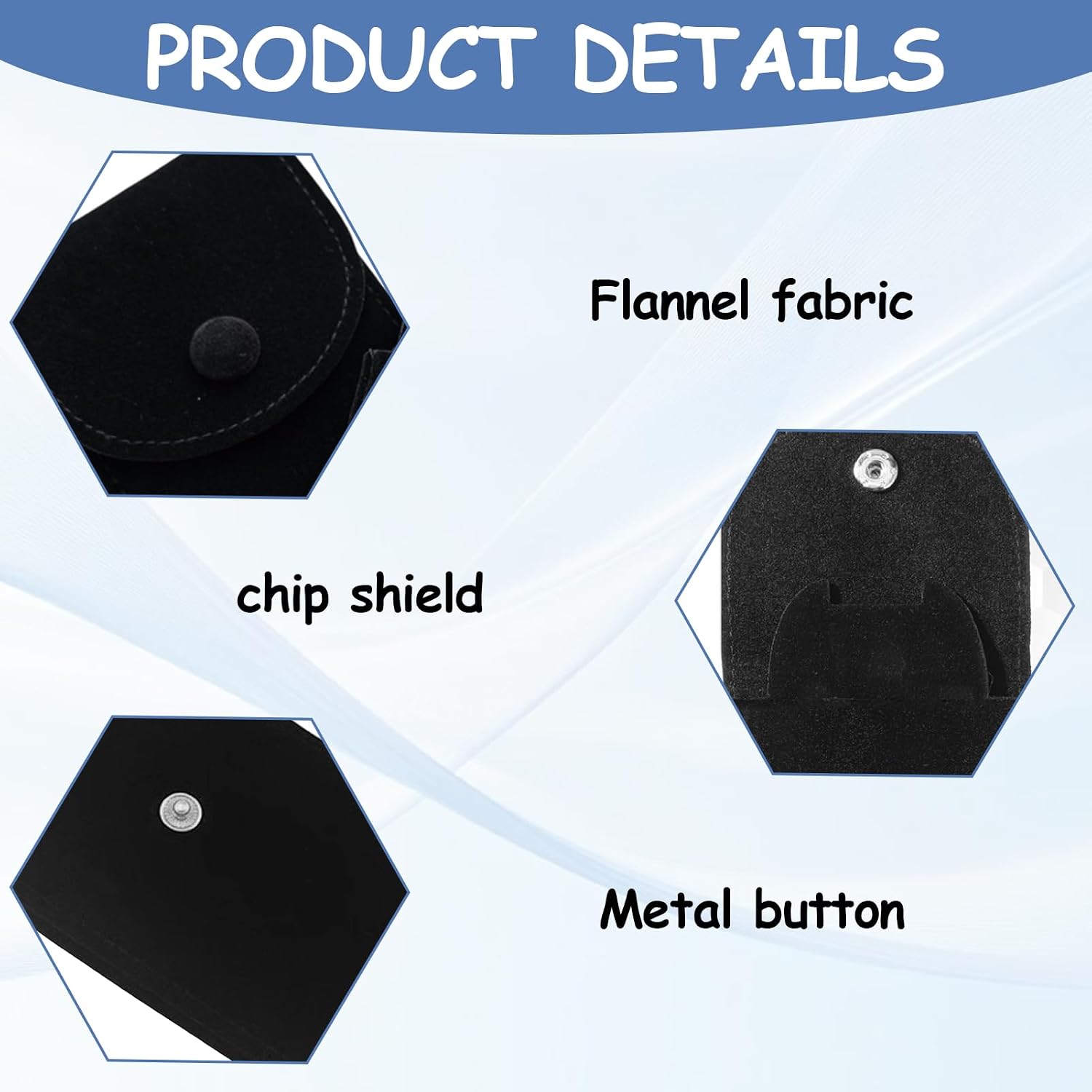 2 Pcs Velvet Watch Travel Pouch Vacuum-Sealed Height-Controlled Jewelry Storage Bag for Men Women Portable Organizer (Black)