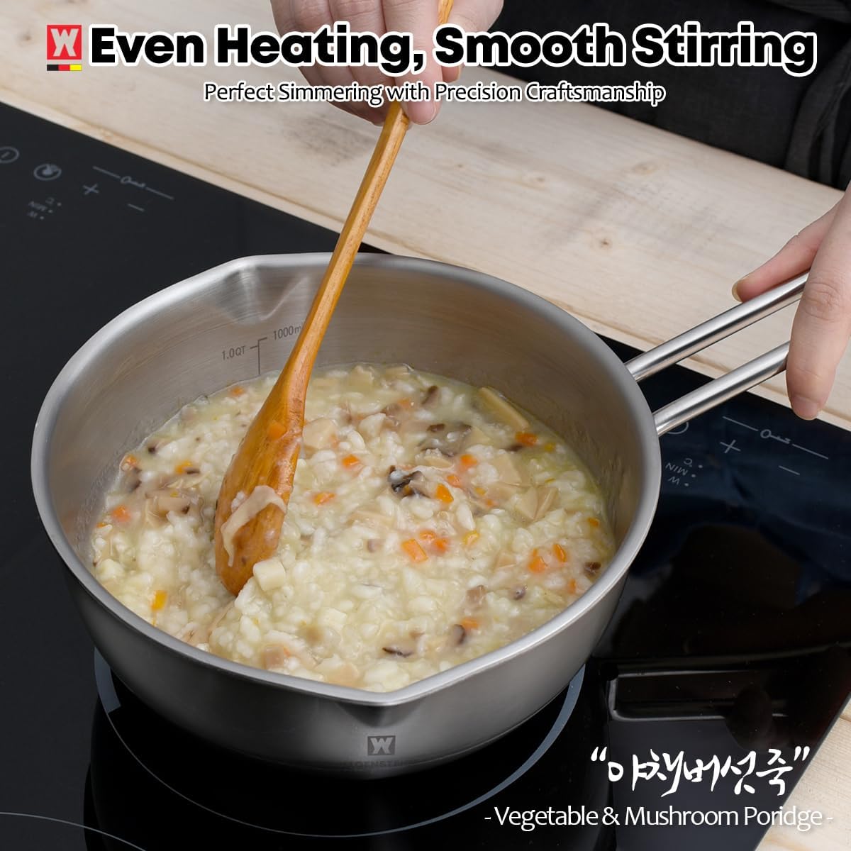 WAGENSTEIGER Mini Wok - Stainless Steel for Camping & Cooking -3 WAGENSTEIGER Mini Wok - Stainless Steel for Camping & Cooking -3