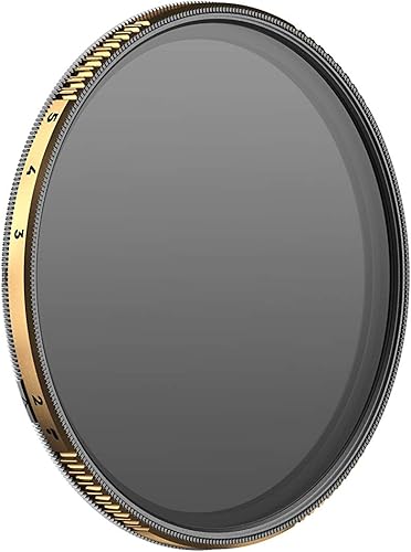 PolarPro Filtro de cámara VND Peter McKinnon Mist de 3.031 in  Filtro de lente de densidad neutra variable de 2-5 paradas para DSLRVideo Pro sin