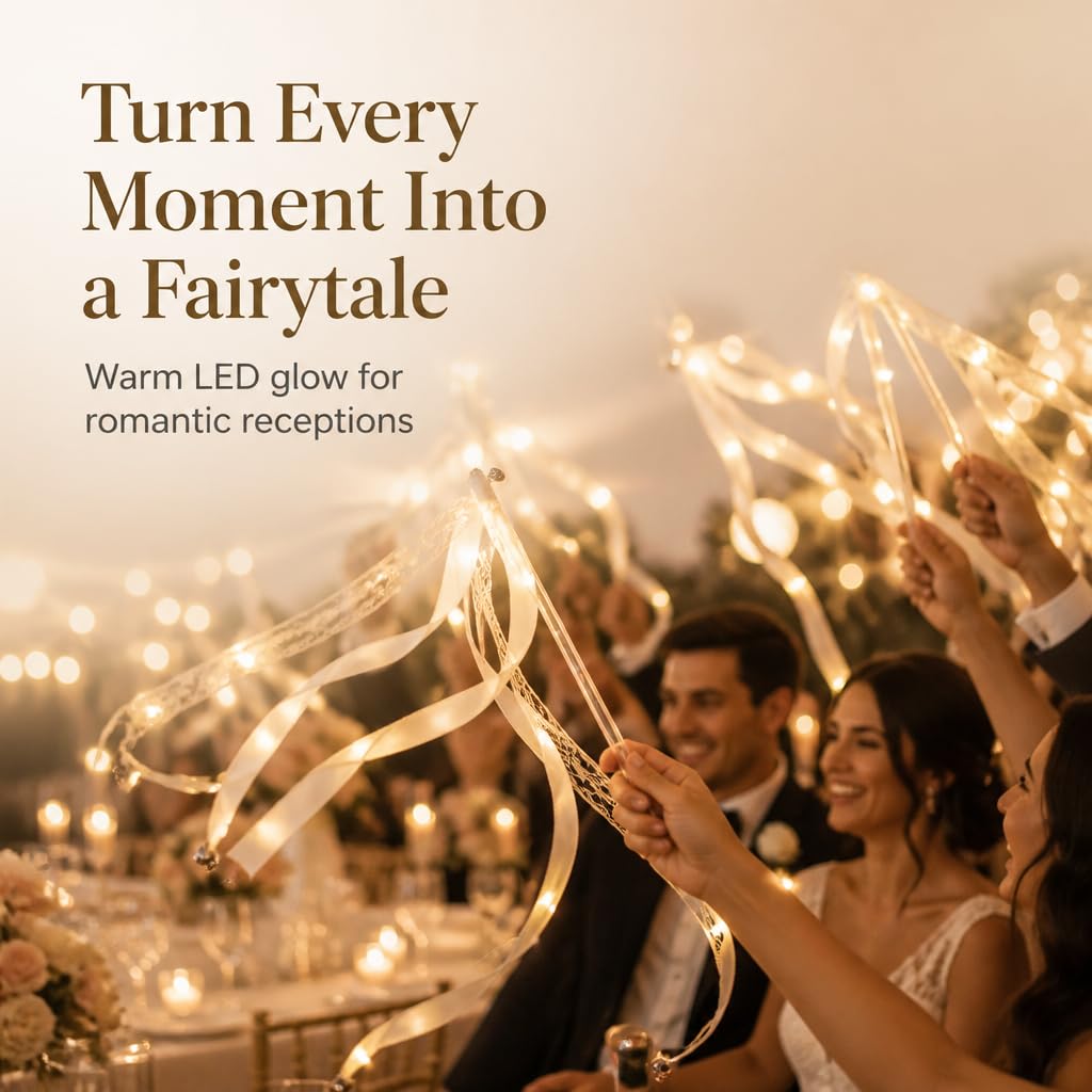 200 baguettes lumineuses pour mariage