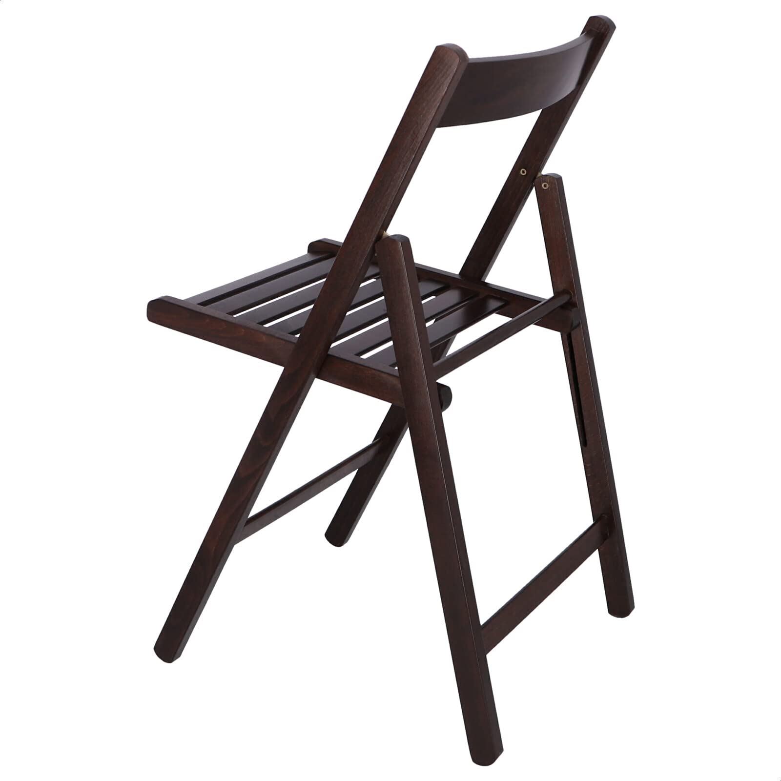 Mueblear 19021 Krzesło składane niskie drewno Wenge 43 x 46 x 79 cm